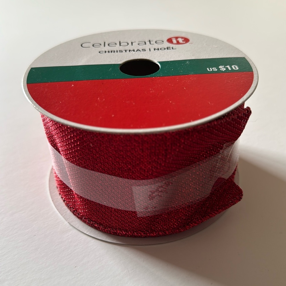 Celebrate It Metallic Wired Ribbon
